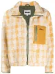 Image 1 of Apparis Kayla houndstooth-pattern bomber jacket