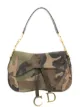 Image 1 of Christian Dior pre-owned Saddle camouflage-print bag