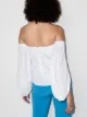 Rosie Assoulin off-shoulder puff-sleeves blouse