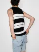 RtA Bora distressed hem striped top