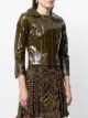 Louis Vuitton pre-owned high-shine finish fitted-cut jacket