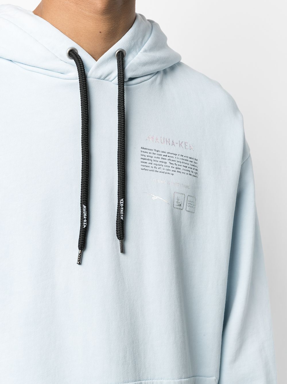 фото Mauna kea logo-print hoodie