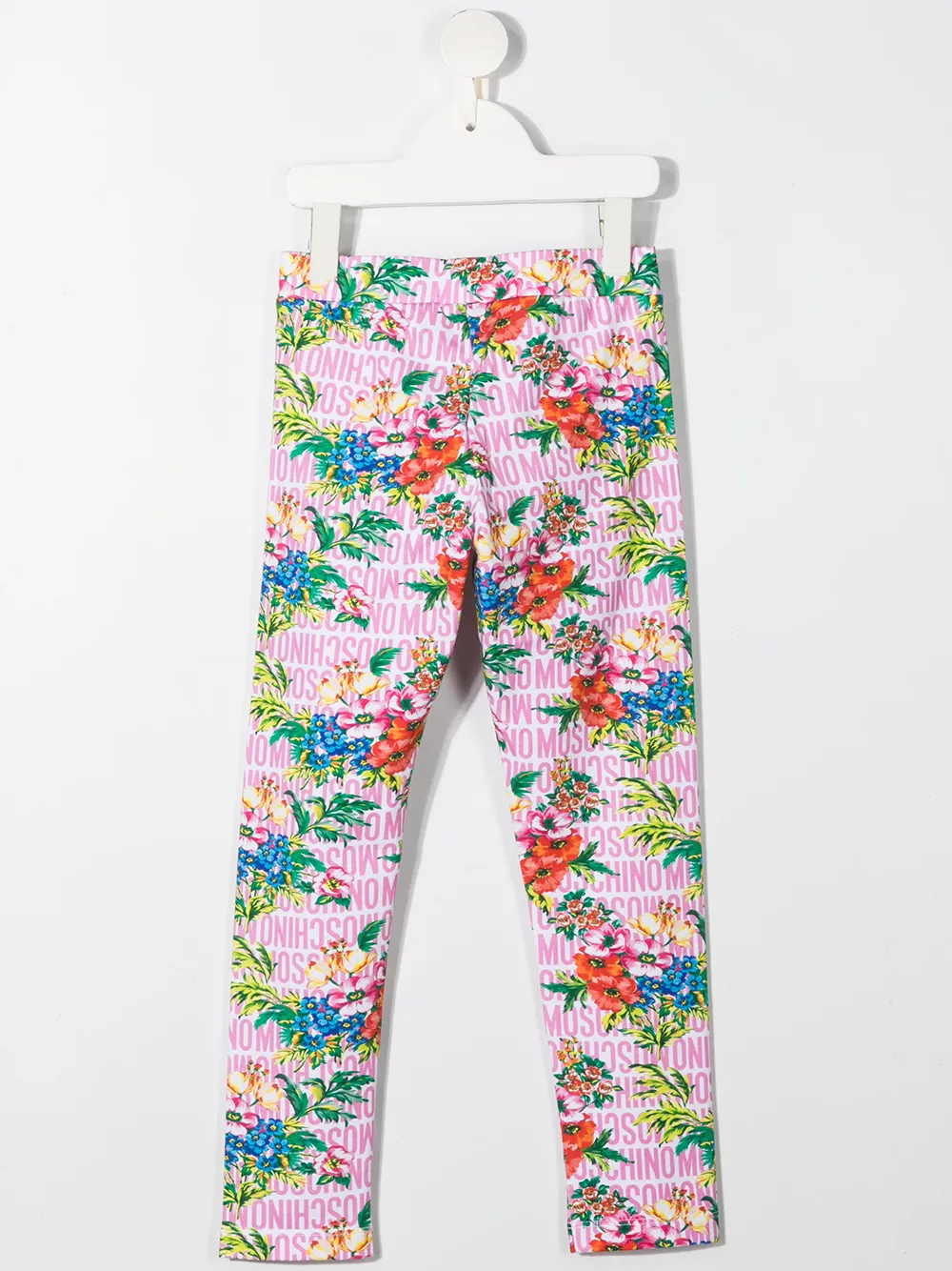 Image 2 of Moschino Kids floral-print leggings