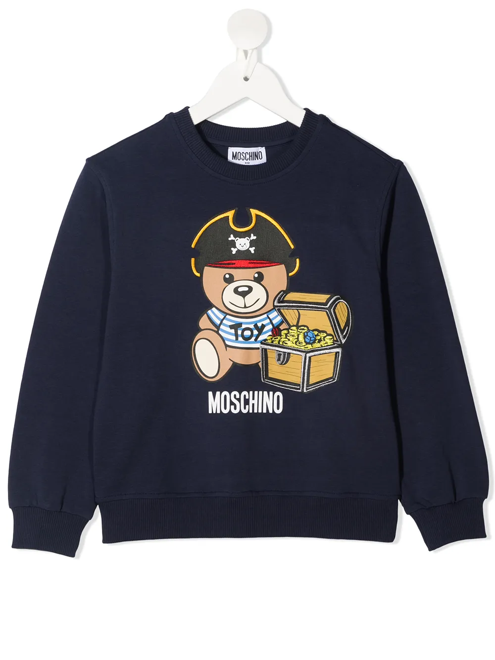 фото Moschino kids толстовка с принтом