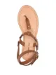 Tila March open-toe flat leather sandals