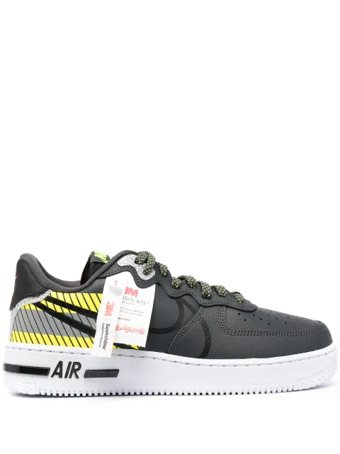 Shop black Nike Air Force 1 React LX 3M low-top sneakers with Express  Delivery - Farfetch