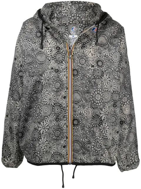 10 CORSO COMO hooded graphic-print jacket