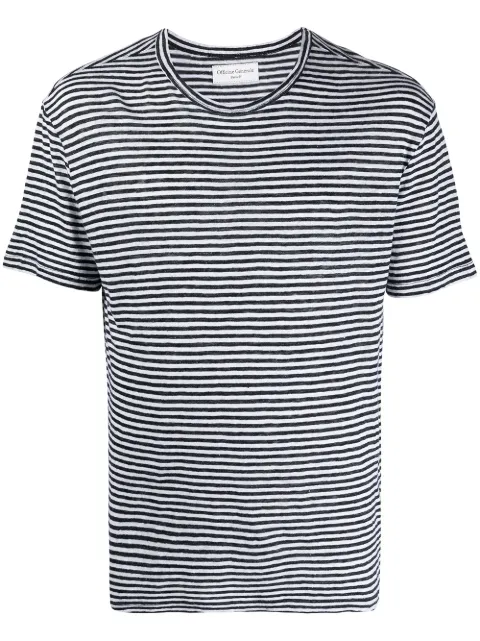 Officine Generale playera con rayas horizontales 