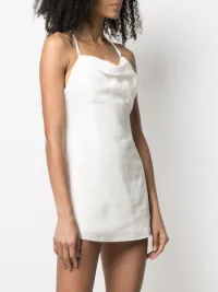 jacquemus halterneck mini dress