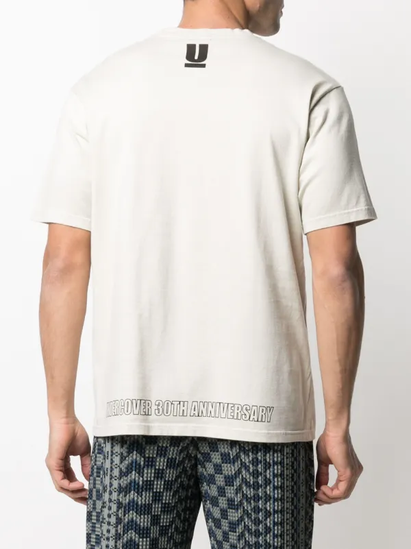Undercover slogan-print Cotton t-shirt | Neutrals | FARFETCH