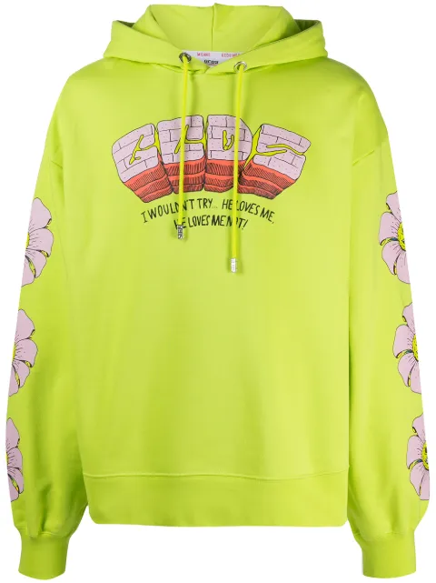 GCDS logo-print drawstring hoodie