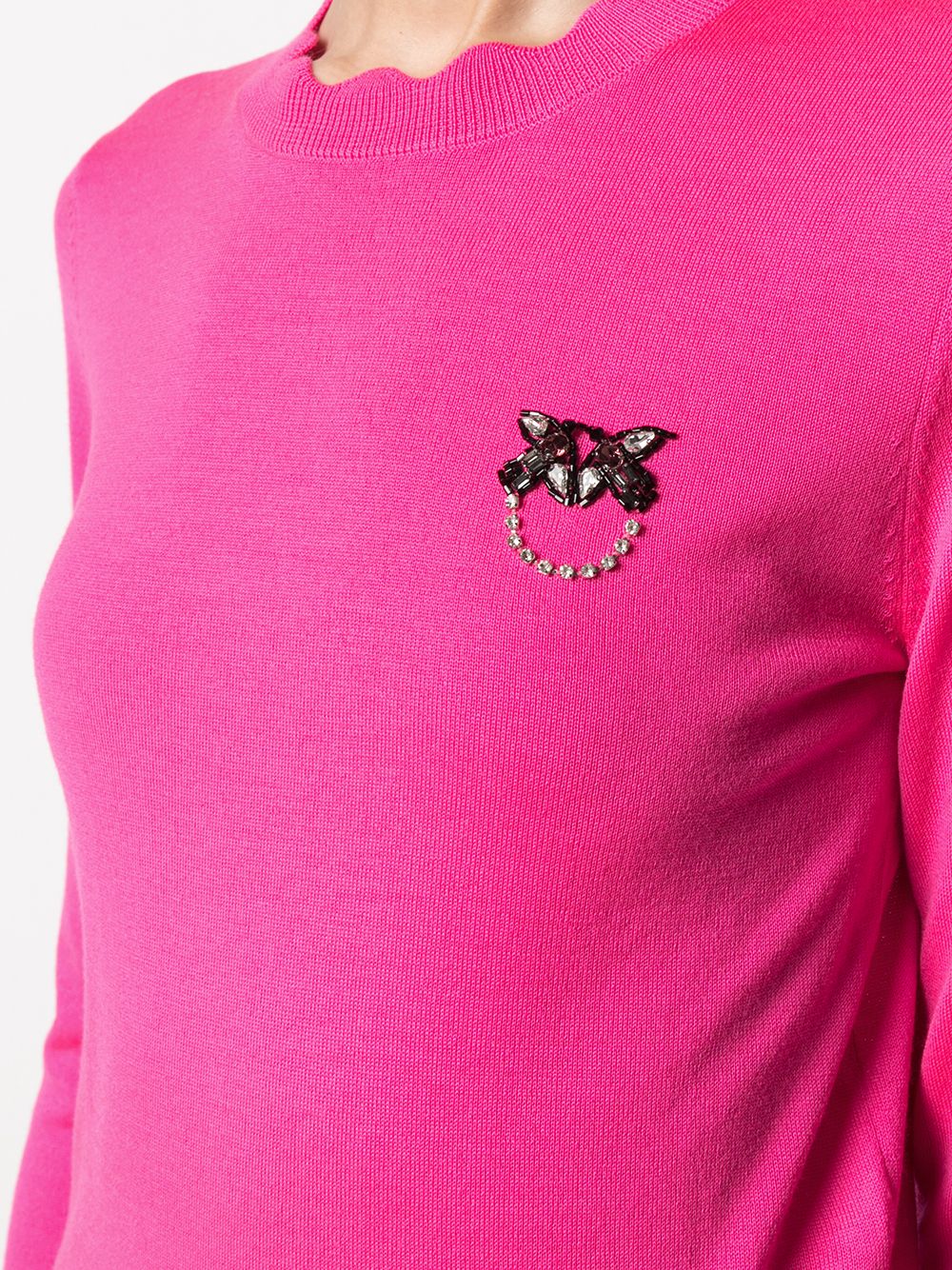 фото Pinko пуловер со стразами