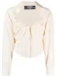 Image 1 of Jacquemus sweetheart-neck long-sleeve shirt
