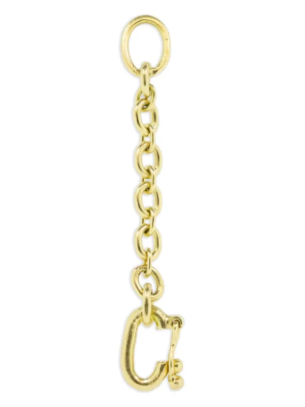 Irene Neuwirth 18K Yellow Gold Letter C Chain Extender