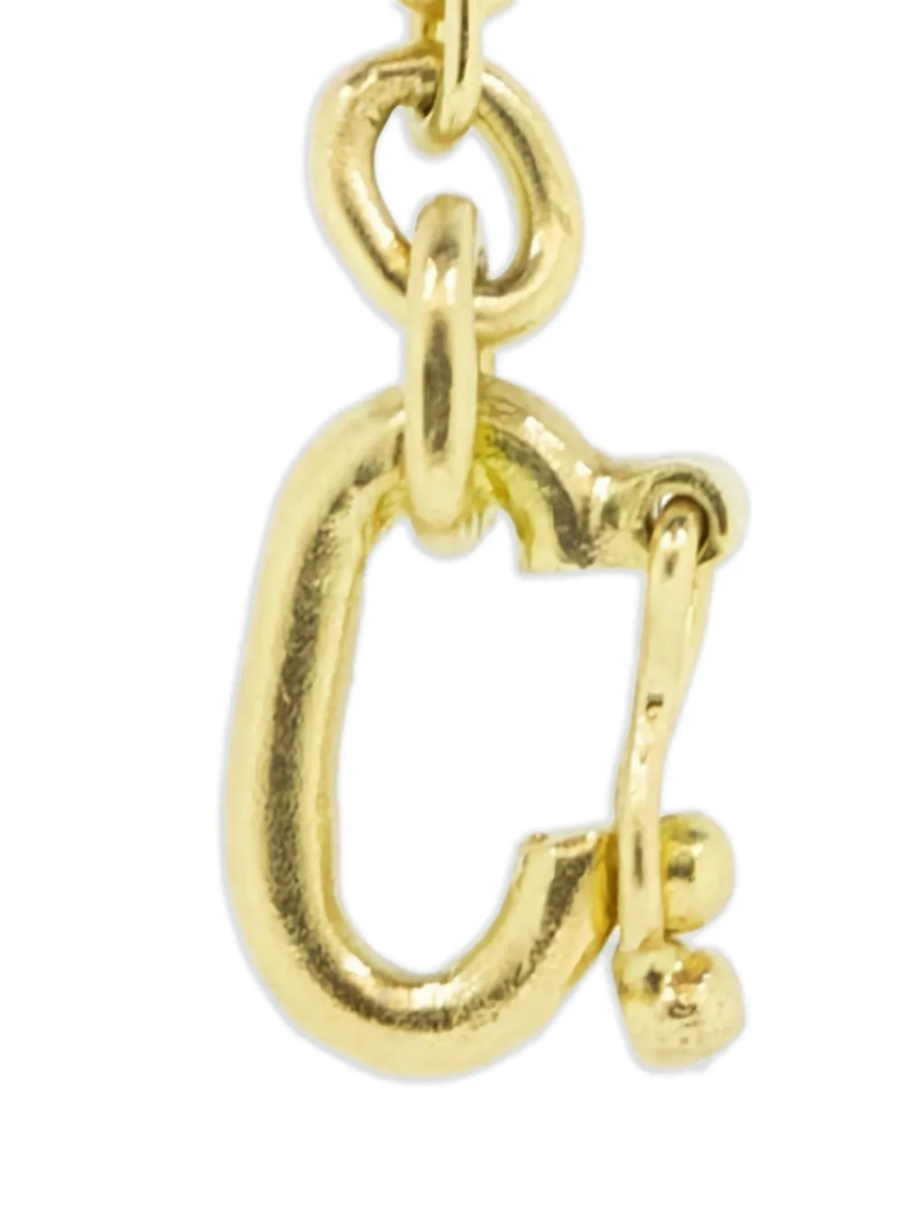 Irene Neuwirth extensor de cadena con letra C en oro amarillo de 18kt | Image 2