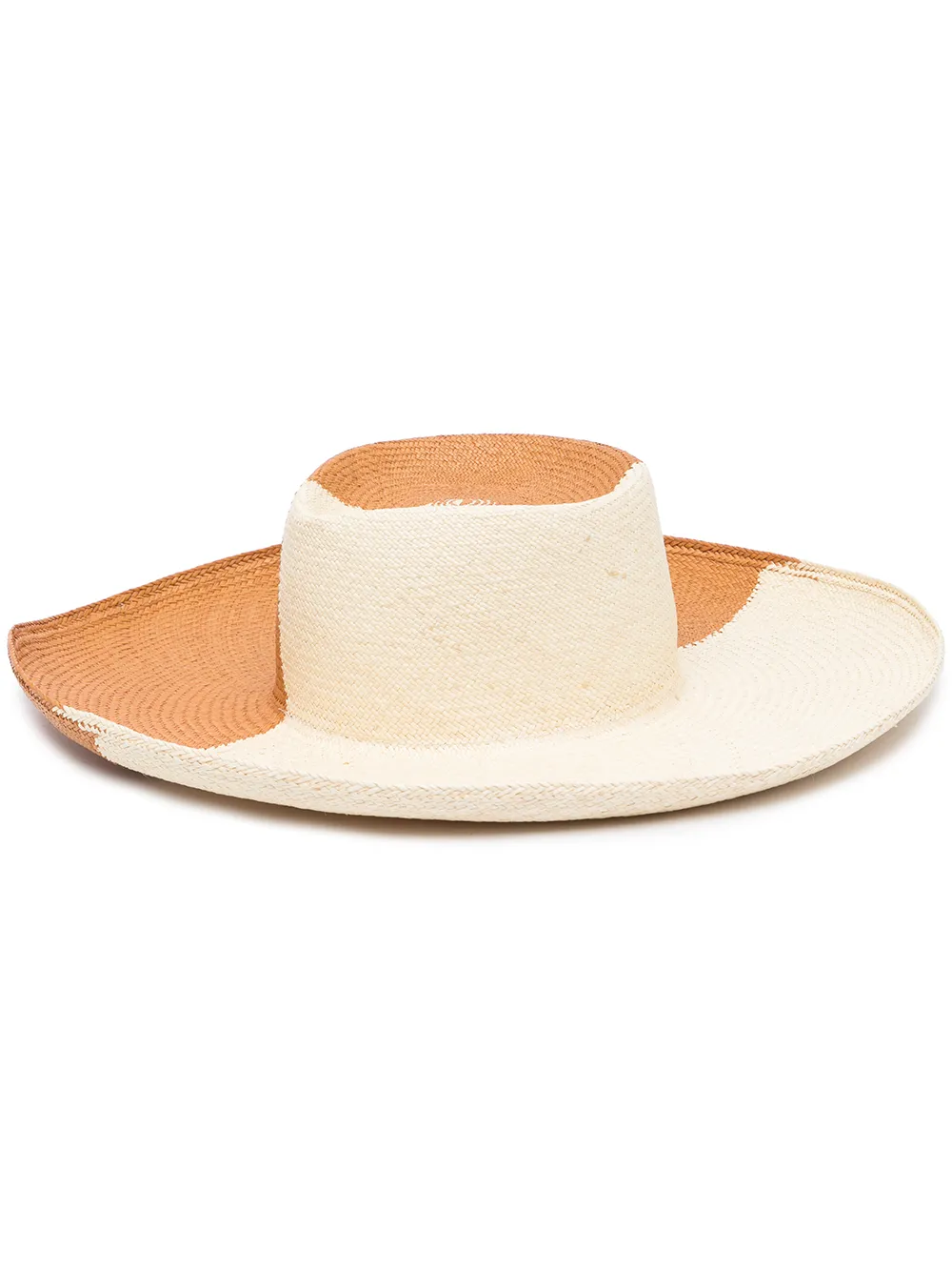 two-tone fedora hat