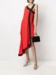 Image 2 of Just Cavalli asymmetric two-tone midi dress