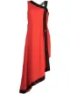 Image 1 of Just Cavalli asymmetric two-tone midi dress
