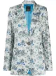 Imagen 1 de Pinko blazer con motivo floral en jacquard
