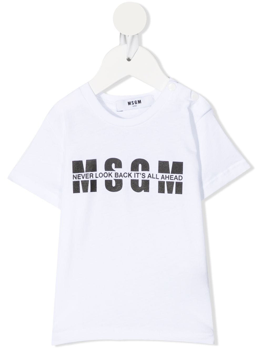 фото Msgm kids футболка с логотипом