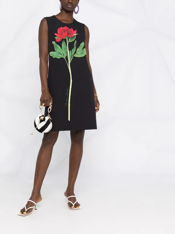 moschino flower dress