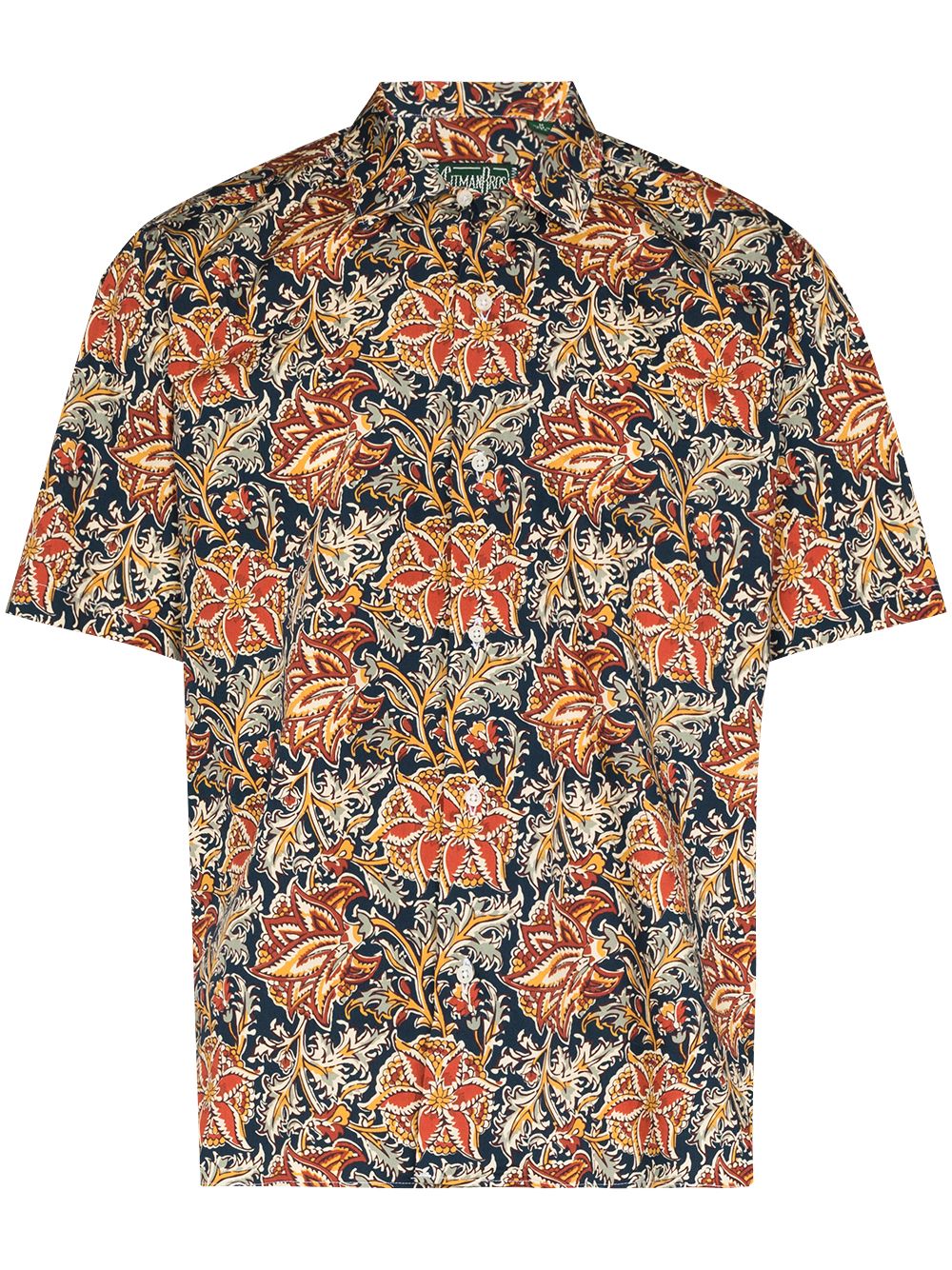 фото Gitman vintage floral print short-sleeve shirt