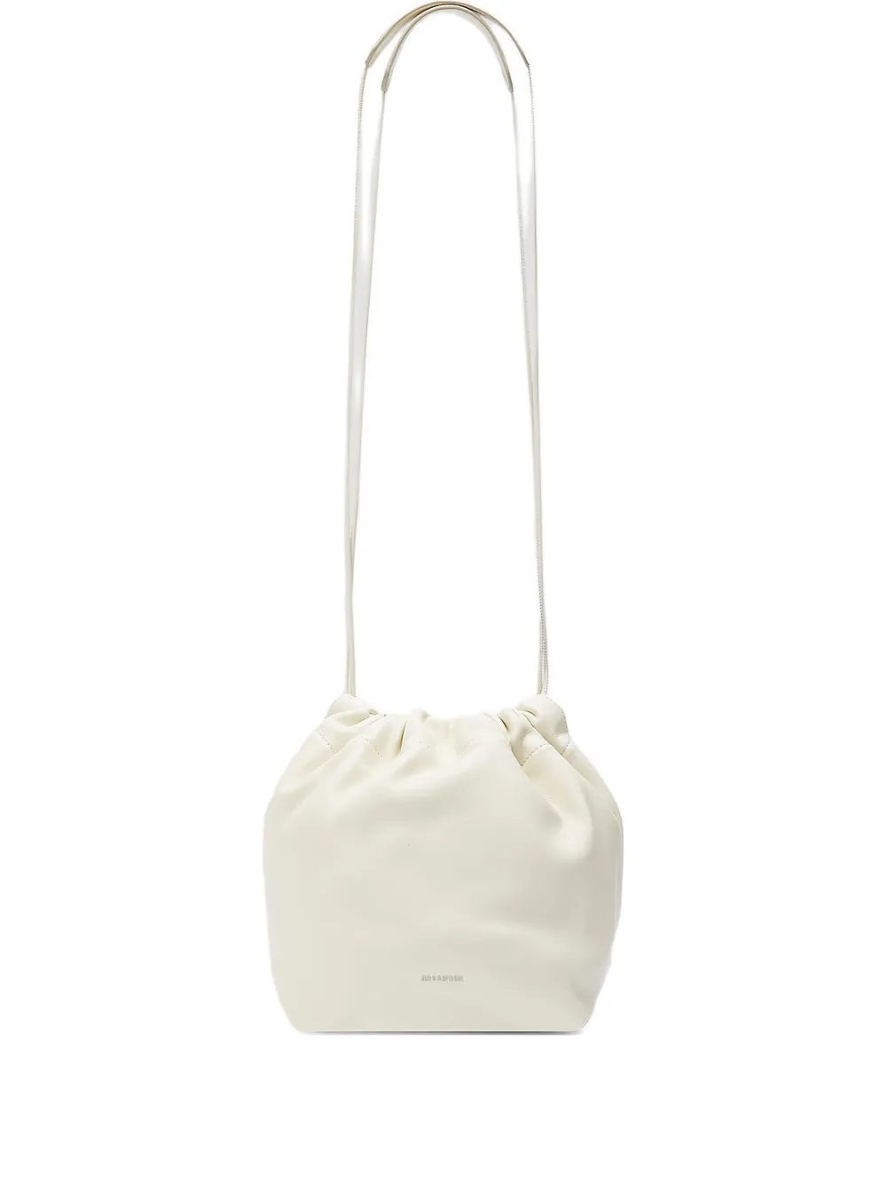 Jil Sander lamb-skin shoulder bag Wit