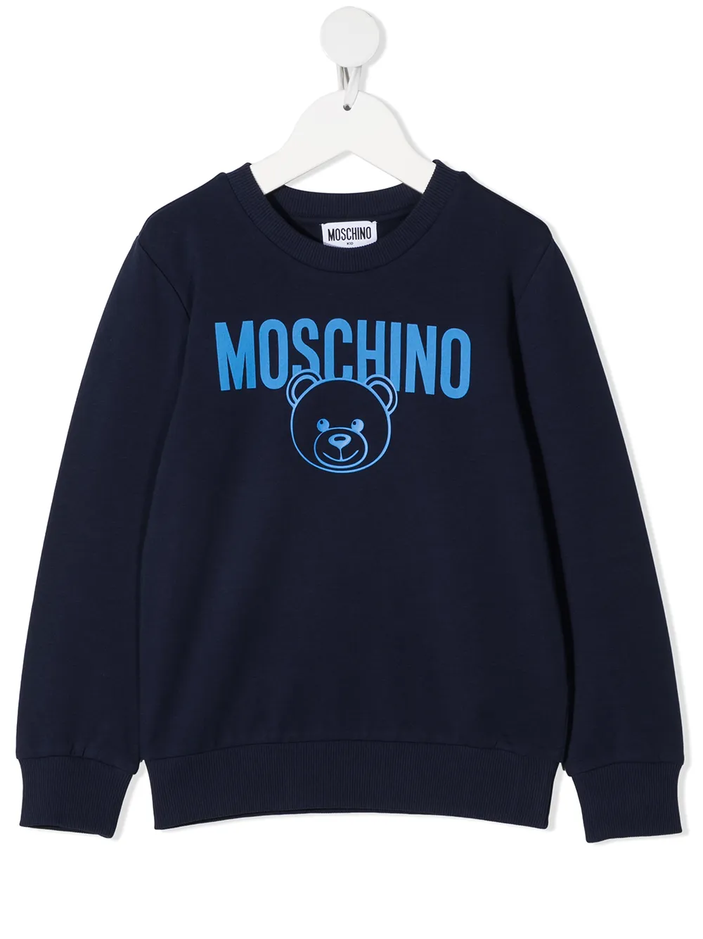 фото Moschino kids толстовка с логотипом