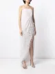 Ralph & Russo pearl-embellished silk column gown
