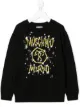 Image 1 of Moschino Kids constellation logo-print sweatshirt