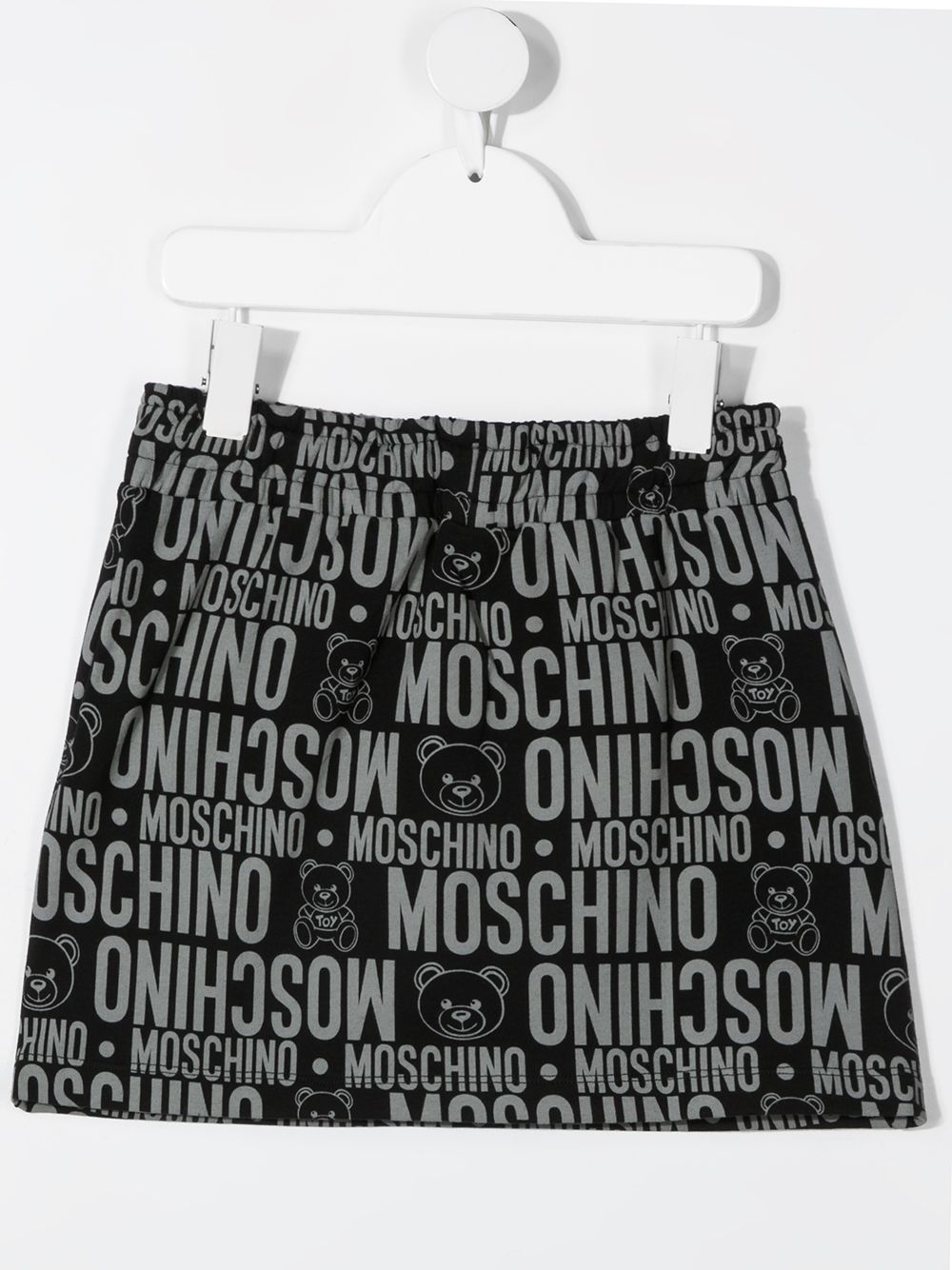 фото Moschino kids юбка с кулиской и логотипом