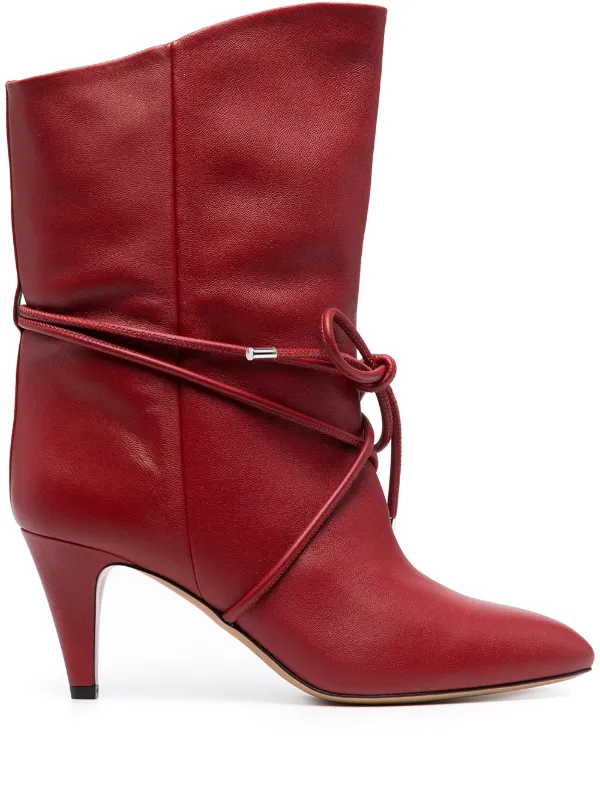 isabel marant red boots