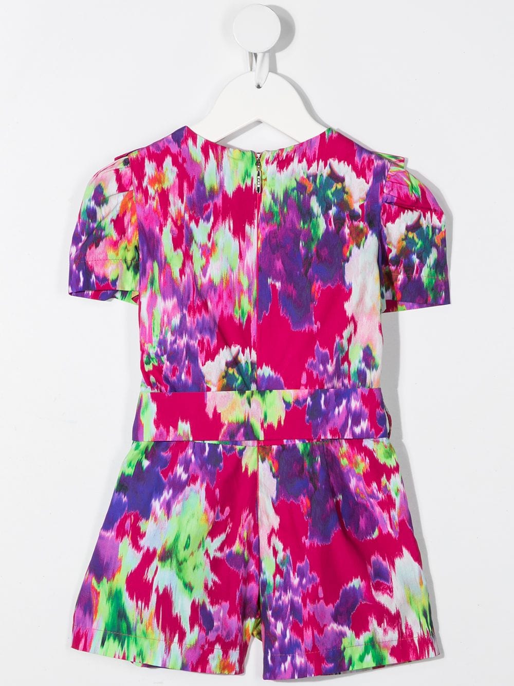 Image 2 of MSGM Kids abstract print belted playsuit