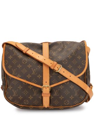 Louis Vuitton 1983 Saumur 35 Messenger Bag in Brown