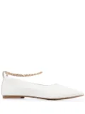 Senso Aubree II leather ballerina shoes - White