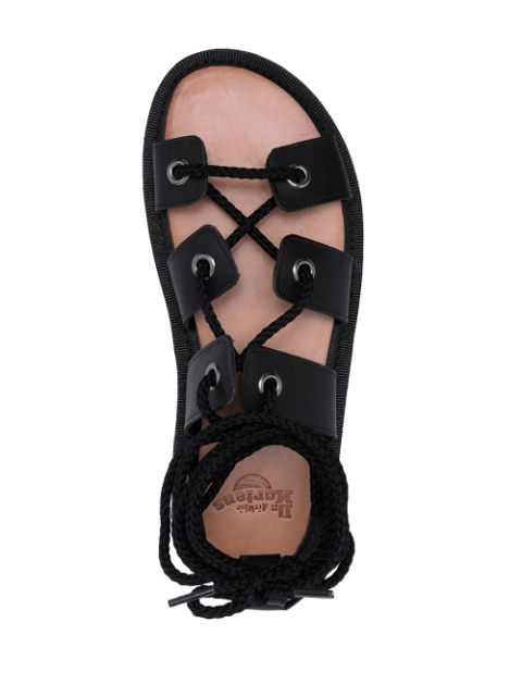 Shop Dr. Martens lace-up gladiator sandals with Express Delivery - FARFETCH