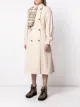 MSGM tweed panel trench coat