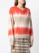 MSGM tie-dye knitted jumper