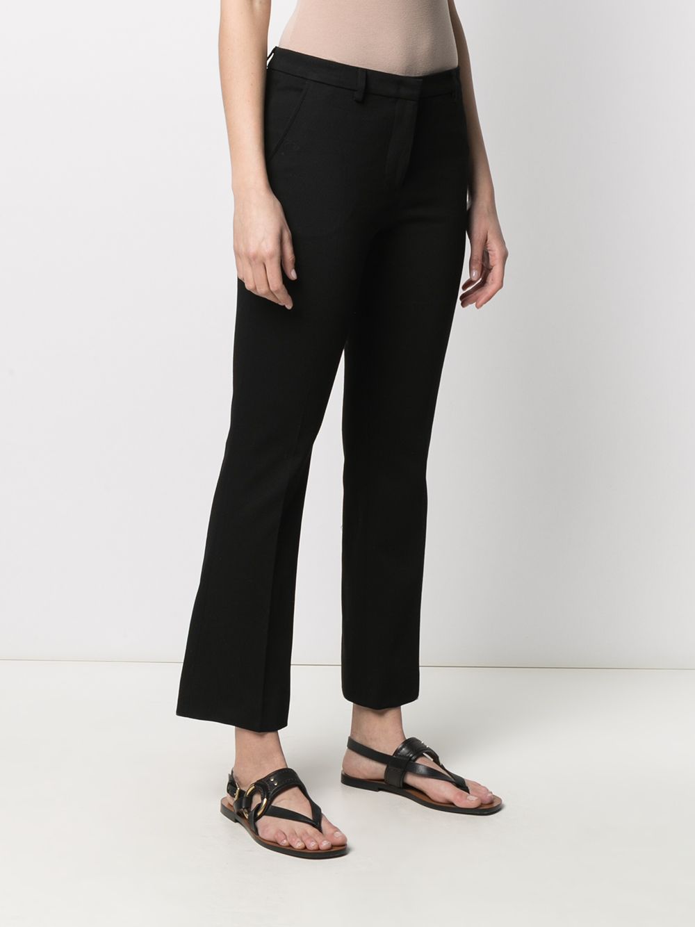 Shop Pt01 Slim-fit Tailored Trousers In Black