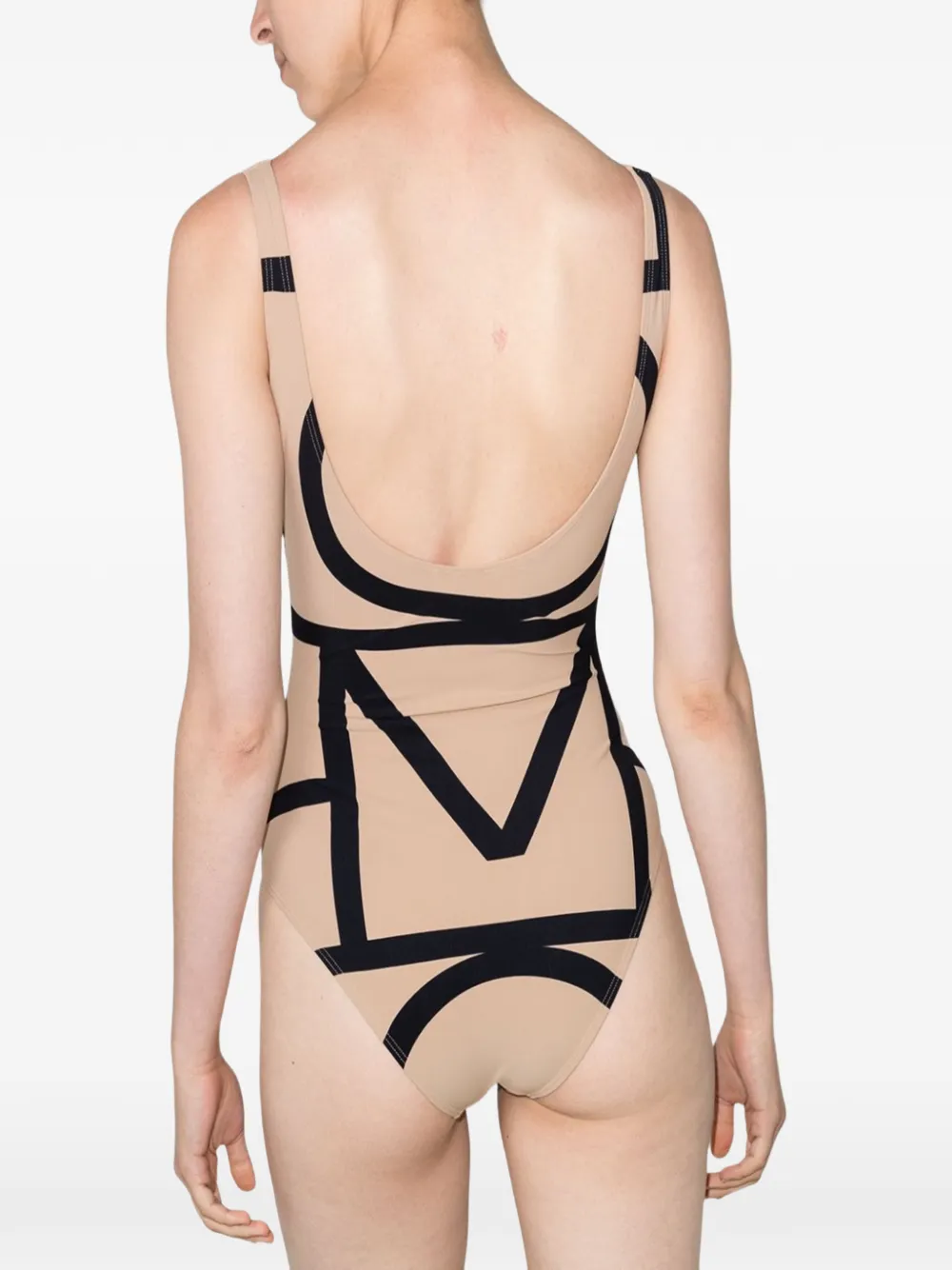  Toteme Monogram Swimsuit - Neutrals 