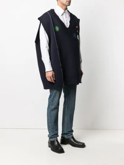 Archive Redux knitted vest | Raf Simons 