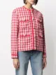 Pinko chaqueta con motivo de pied de poule