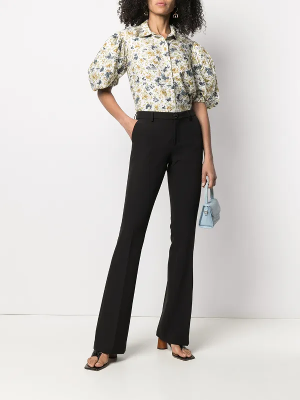 PT Torino Calça De Alfaiataria Flare Preto FARFETCH BR