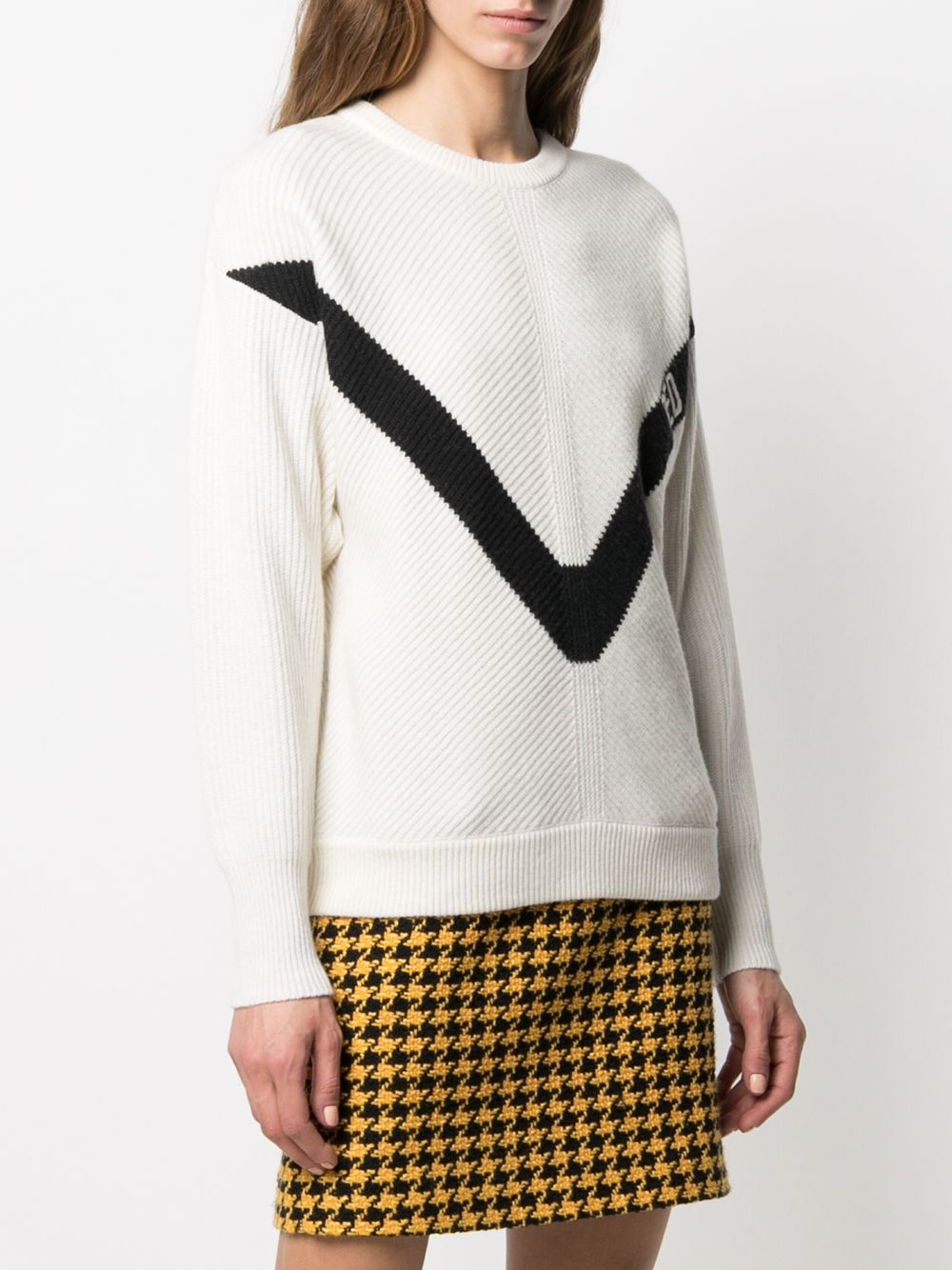 фото Red valentino chevron knitted jumper