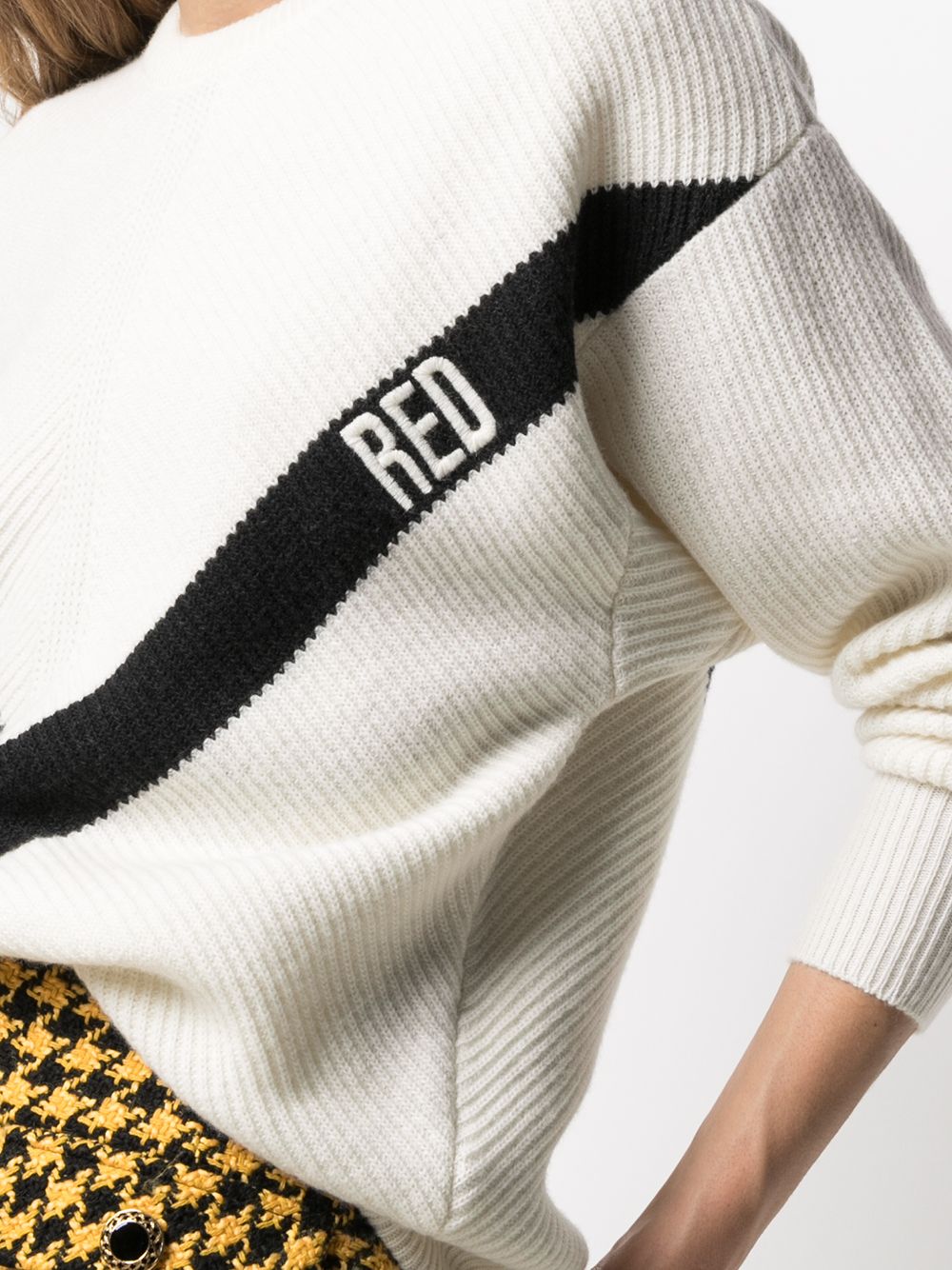 фото Red valentino chevron knitted jumper