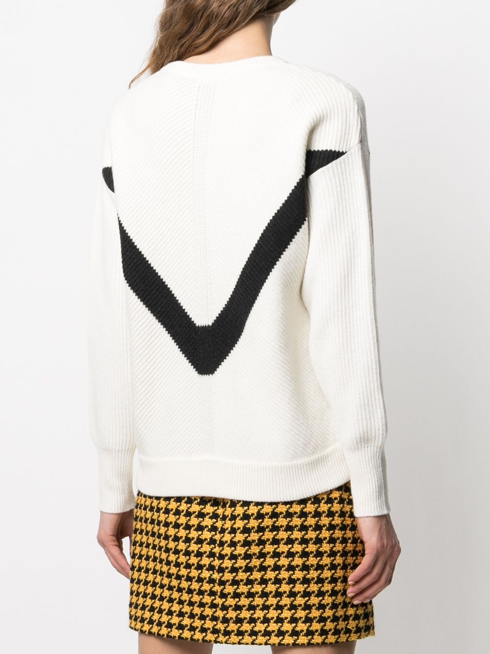 фото Red valentino chevron knitted jumper