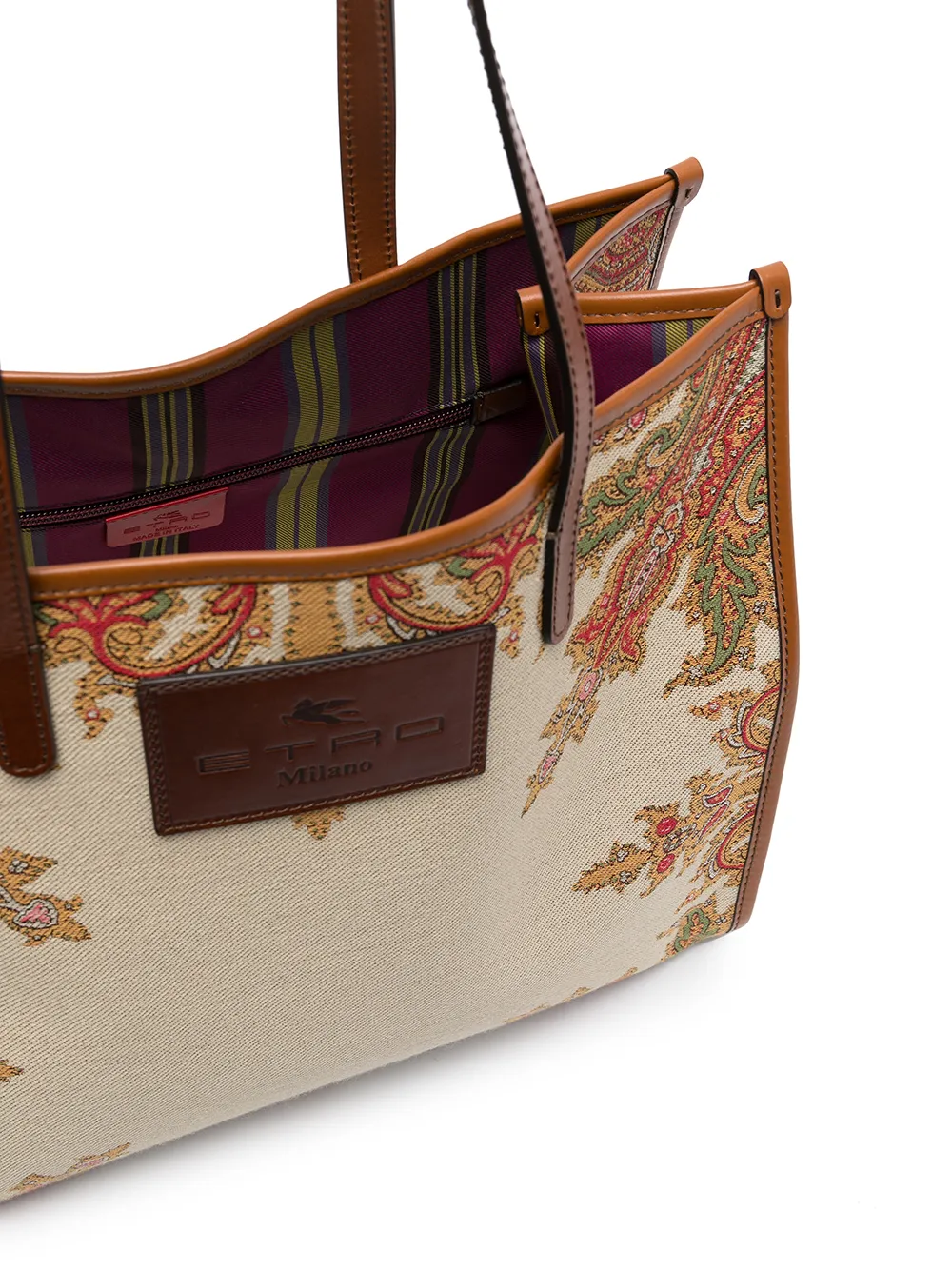 фото Etro сумка на плечо с узором пейсли