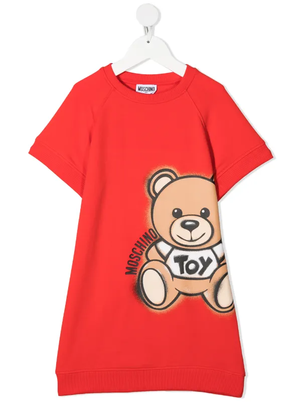teddy bear print sweatshirt
