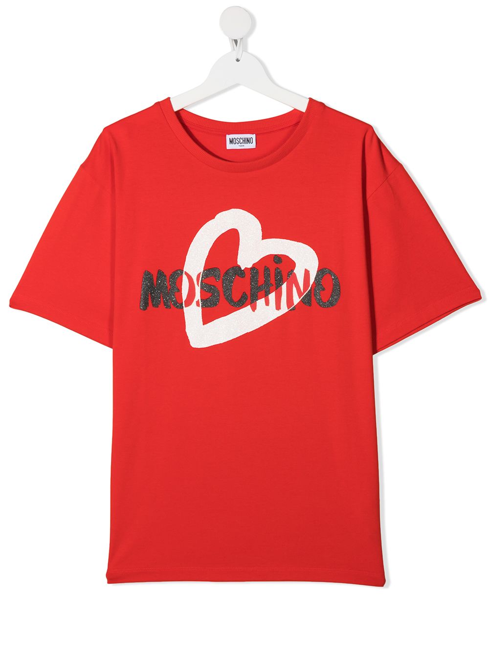 фото Moschino kids футболка с логотипом