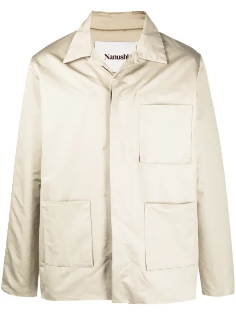 cream lightweight jacket